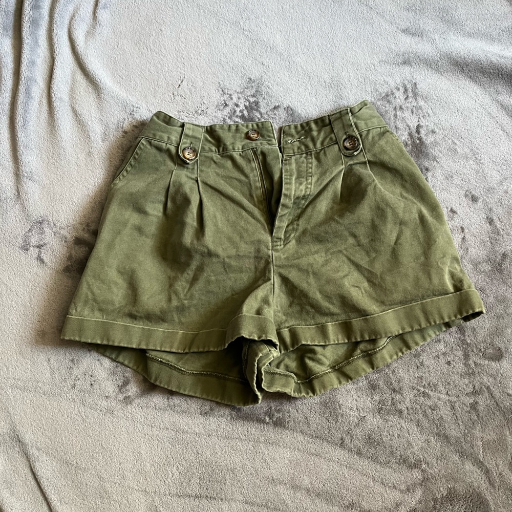Green shorts